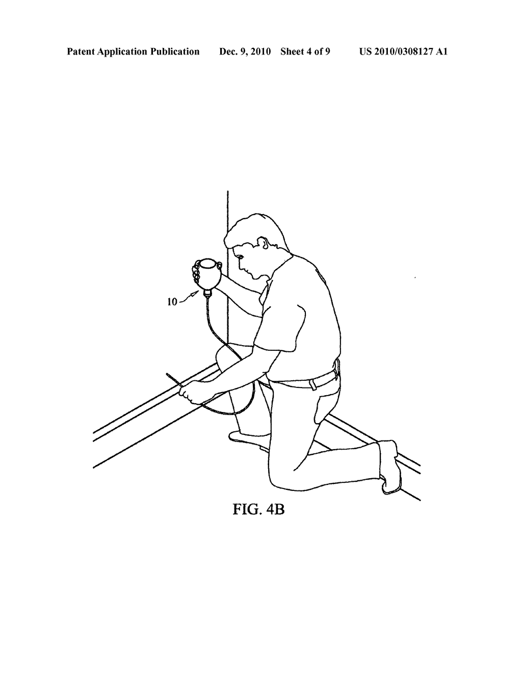 Process and apparatus for applying pest control particulate in a confined area - diagram, schematic, and image 05