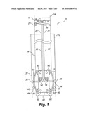 Telescopic support with internal brake diagram and image