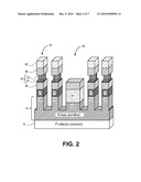 PHASE CHANGE MEMORY CELL WITH SELF-ALIGNED VERTICAL HEATER diagram and image