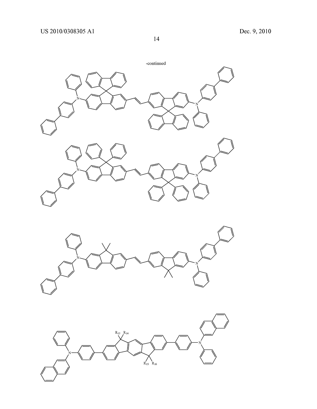 ORGANIC LUMINESCENT MATERIAL AND ORGANIC LIGHT EMITTING DEVICE USING THE SAME - diagram, schematic, and image 16