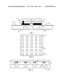 LED WITH REMOTE PHOSPHOR LAYER AND REFLECTIVE SUBMOUNT diagram and image