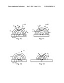 LED WITH REMOTE PHOSPHOR LAYER AND REFLECTIVE SUBMOUNT diagram and image