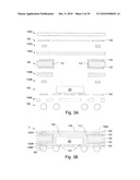 ELECTRONIC MODULE WITH FEED THROUGH CONDUCTOR BETWEEN WIRING PATTERNS diagram and image