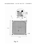 ELECTRONIC MODULE WITH FEED THROUGH CONDUCTOR BETWEEN WIRING PATTERNS diagram and image