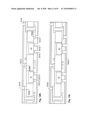 ELECTRONIC MODULE WITH FEED THROUGH CONDUCTOR BETWEEN WIRING PATTERNS diagram and image