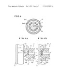 Support mechanism for opening and closing member diagram and image