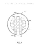 BRIGHTNESS IMPROVING STRUCTURE OF LIGHT-EMITTING MODULE WITH AN OPTICAL FILM SURFACE LAYER diagram and image