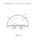 BRIGHTNESS IMPROVING STRUCTURE OF LIGHT-EMITTING MODULE WITH AN OPTICAL FILM SURFACE LAYER diagram and image