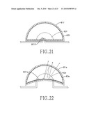 BRIGHTNESS IMPROVING STRUCTURE OF LIGHT-EMITTING MODULE WITH AN OPTICAL FILM SURFACE LAYER diagram and image