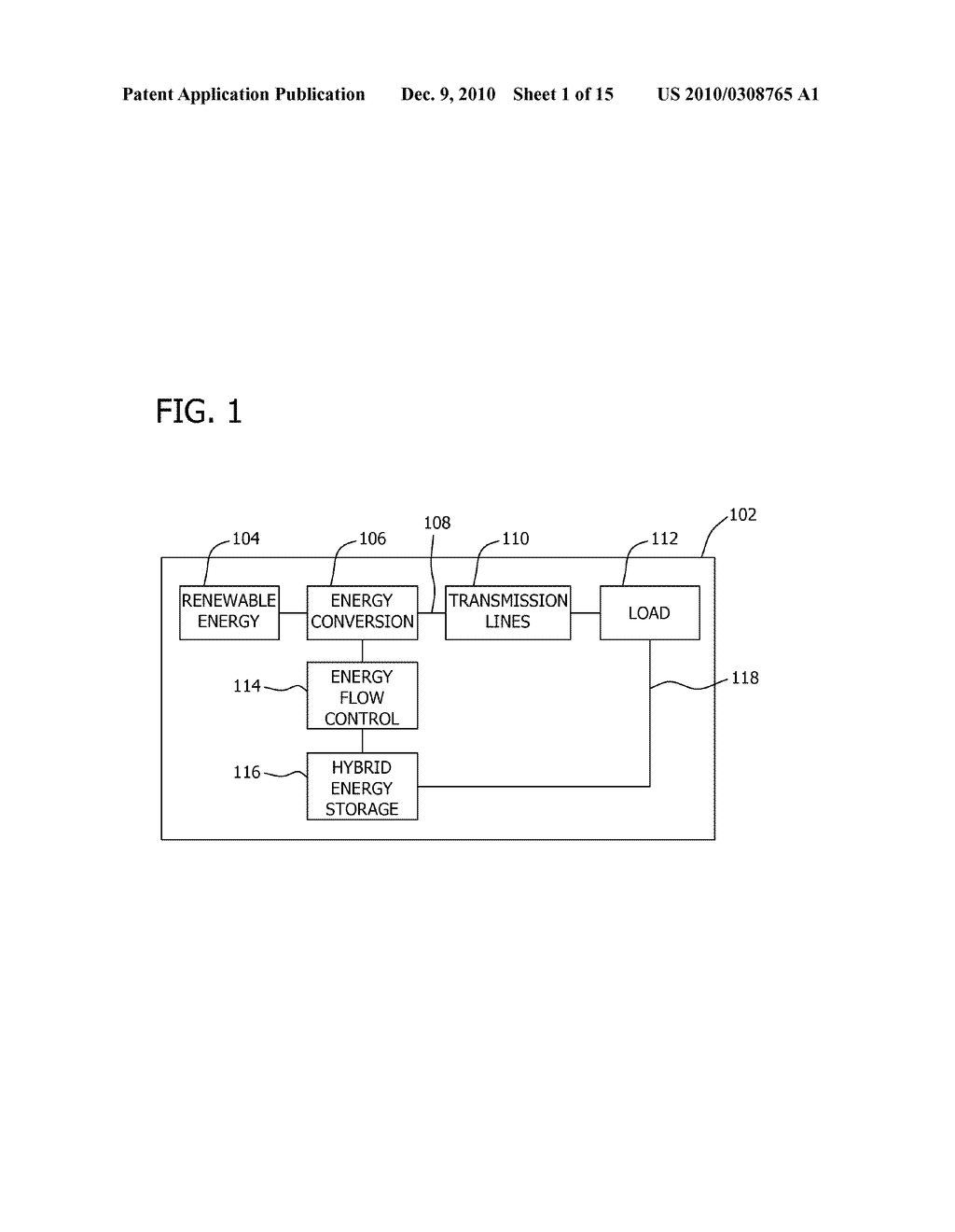 HYBRID ENERGY STORAGE SYSTEM, RENEWABLE ENERGY SYSTEM INCLUDING THE STORAGE SYSTEM, AND METHOD OF USING SAME - diagram, schematic, and image 02