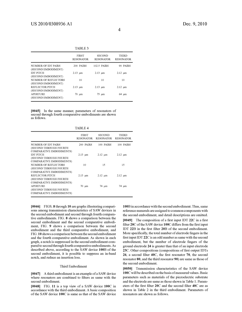 SURFACE ACOUSTIC WAVE DEVICE - diagram, schematic, and image 18