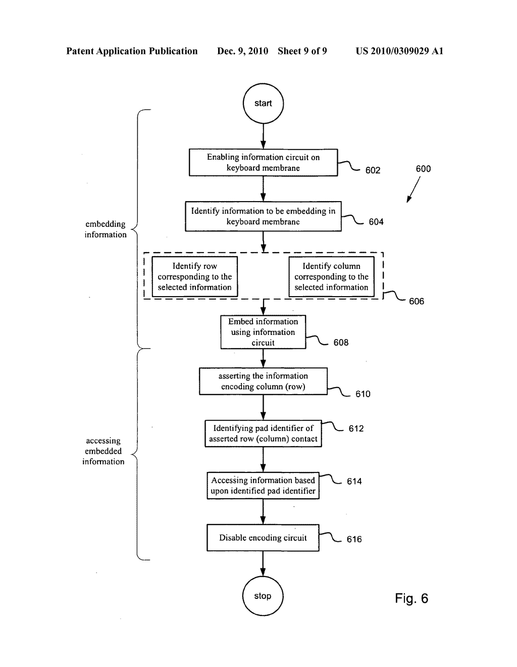 EFFICIENTLY EMBEDDING INFORMATION ONTO A KEYBOARD MEMBRANE - diagram, schematic, and image 10