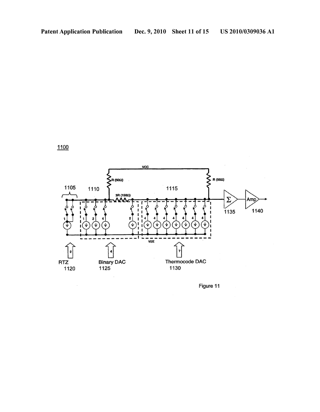 MULTIPLYING-ADDING RETURN TO ZERO DIGITAL TO ANALOG CONVERTER CIRCUIT AND METHOD - diagram, schematic, and image 12