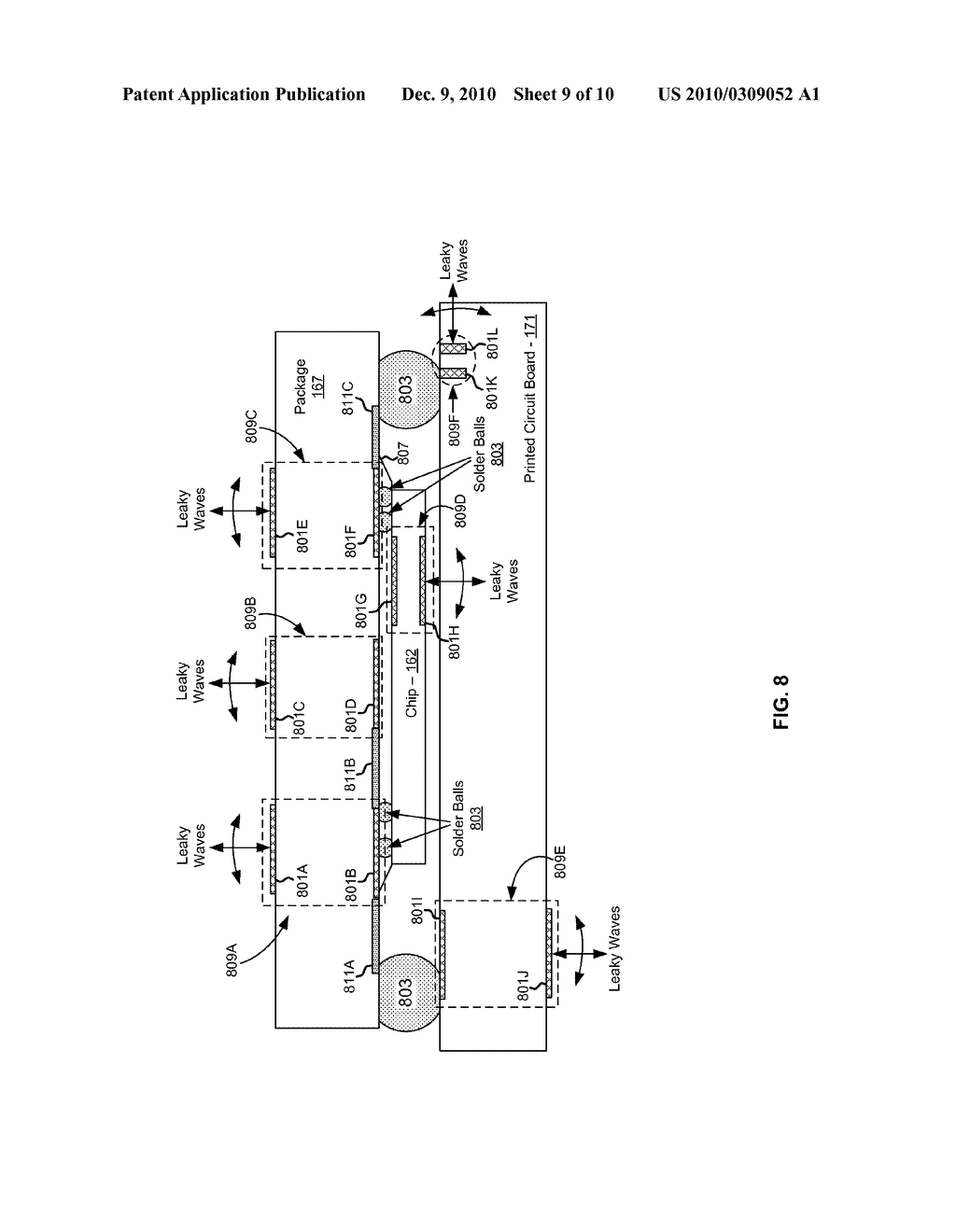 METHOD AND SYSTEM FOR DYNAMIC TRACKING UTILIZING LEAKY WAVE ANTENNAS - diagram, schematic, and image 10