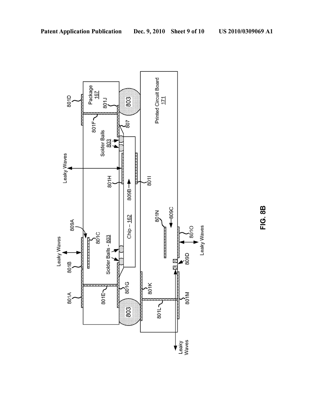 METHOD AND SYSTEM FOR DYNAMIC CONTROL OF OUTPUT POWER OF A LEAKY WAVE ANTENNA - diagram, schematic, and image 10