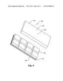 PLANAR ARRAY ANTENNA HAVING RADOME OVER PROTRUDING ANTENNA ELEMENTS diagram and image