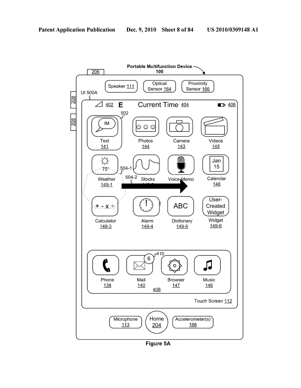 Devices, Methods, and Graphical User Interfaces for Accessibility Using a Touch-Sensitive Surface - diagram, schematic, and image 09