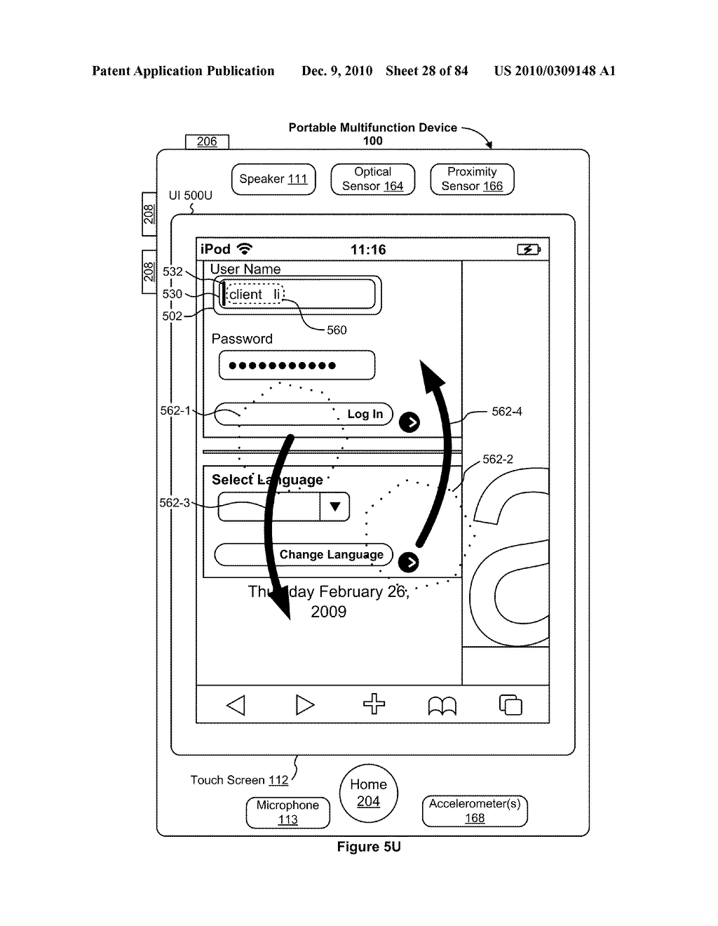Devices, Methods, and Graphical User Interfaces for Accessibility Using a Touch-Sensitive Surface - diagram, schematic, and image 29