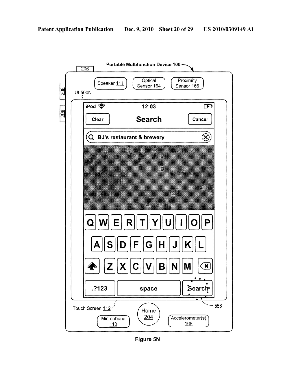 Device, Method, and Graphical User Interface for Providing Maps, Directions, and Location-Based Information - diagram, schematic, and image 21