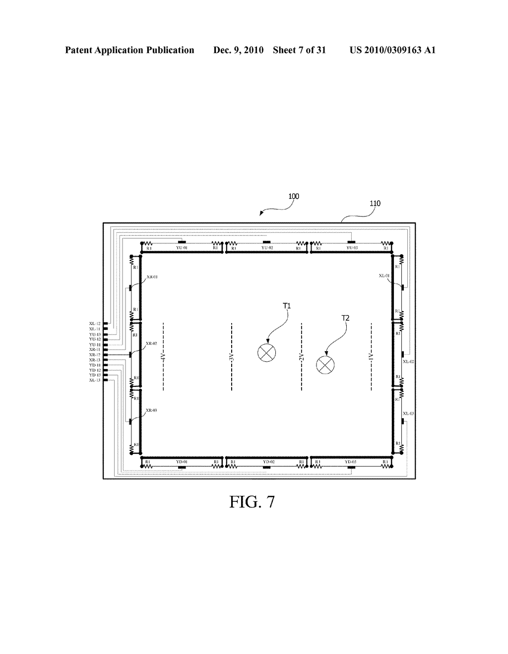 TOUCH PANEL WITH THE MATRIX-TYPE PARALLEL ELECTRODE SERIES - diagram, schematic, and image 08