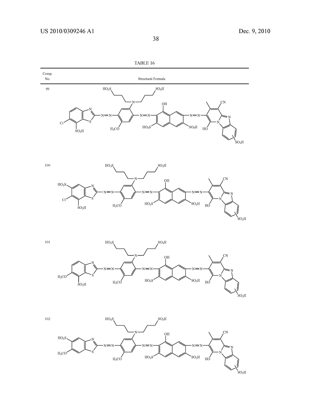 TRISAZO COMPOUND, INK COMPOSITION, PRINTING METHOD AND COLORED PRODUCT - diagram, schematic, and image 39