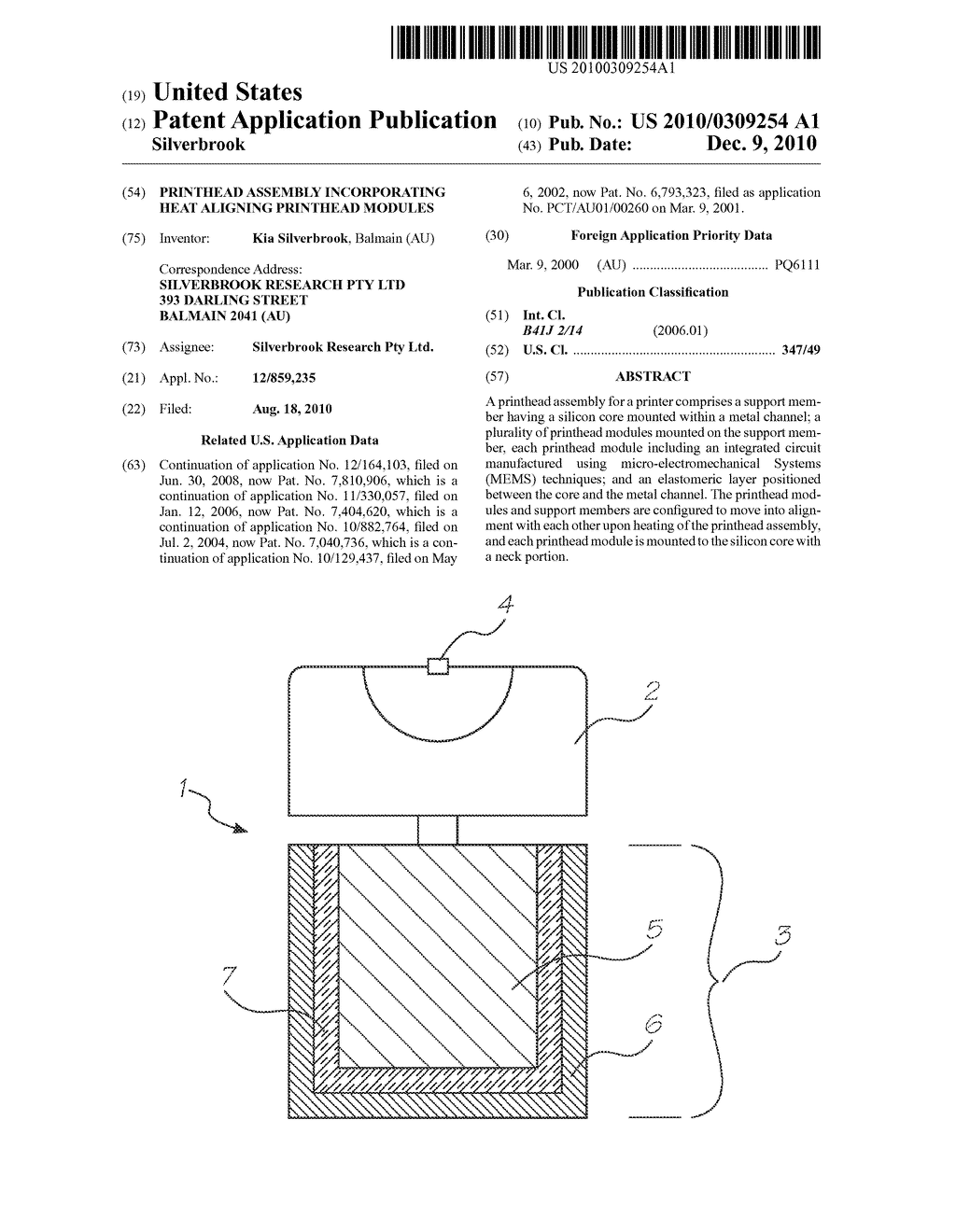 PRINTHEAD ASSEMBLY INCORPORATING HEAT ALIGNING PRINTHEAD MODULES - diagram, schematic, and image 01