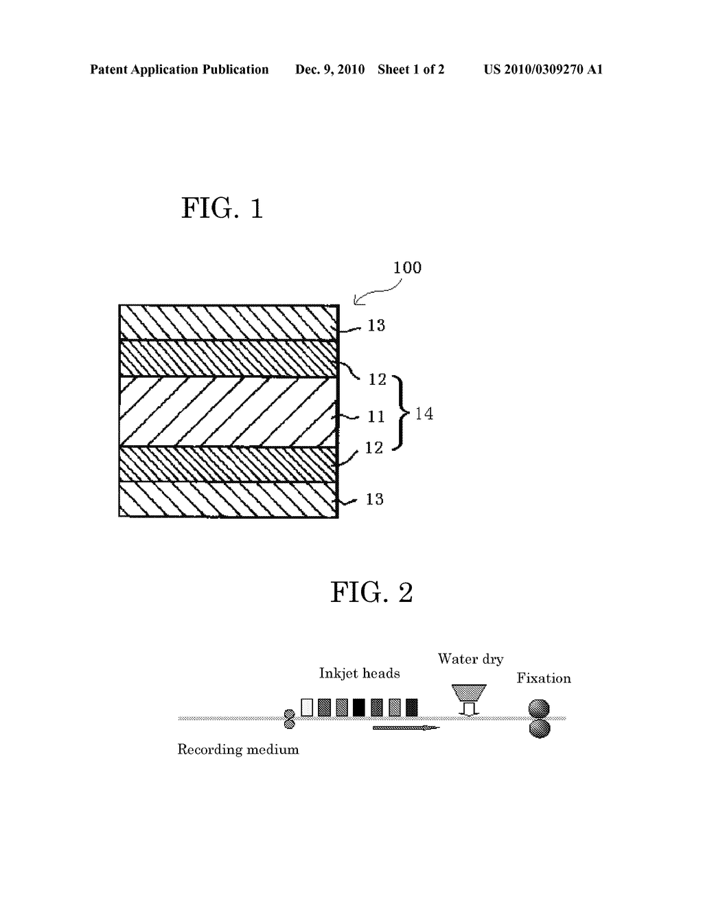 INKJET-RECORDING MEDIUM AND INKJET-RECORDING METHOD USING SAME - diagram, schematic, and image 02