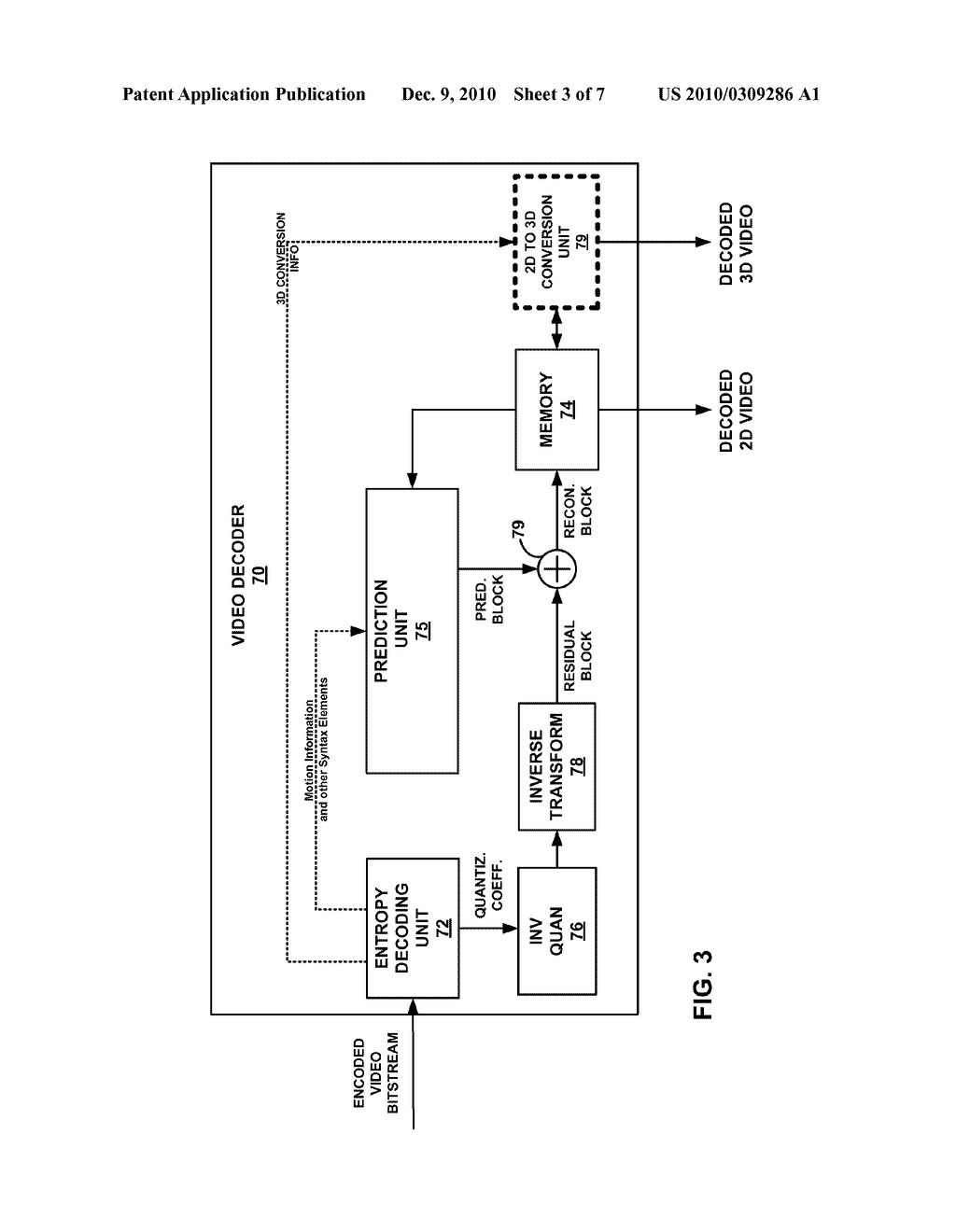 ENCODING OF THREE-DIMENSIONAL CONVERSION INFORMATION WITH TWO-DIMENSIONAL VIDEO SEQUENCE - diagram, schematic, and image 04