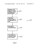 METHODS FOR PROCESSING A COMPOSITE VIDEO IMAGE WITH FEATURE INDICATION diagram and image