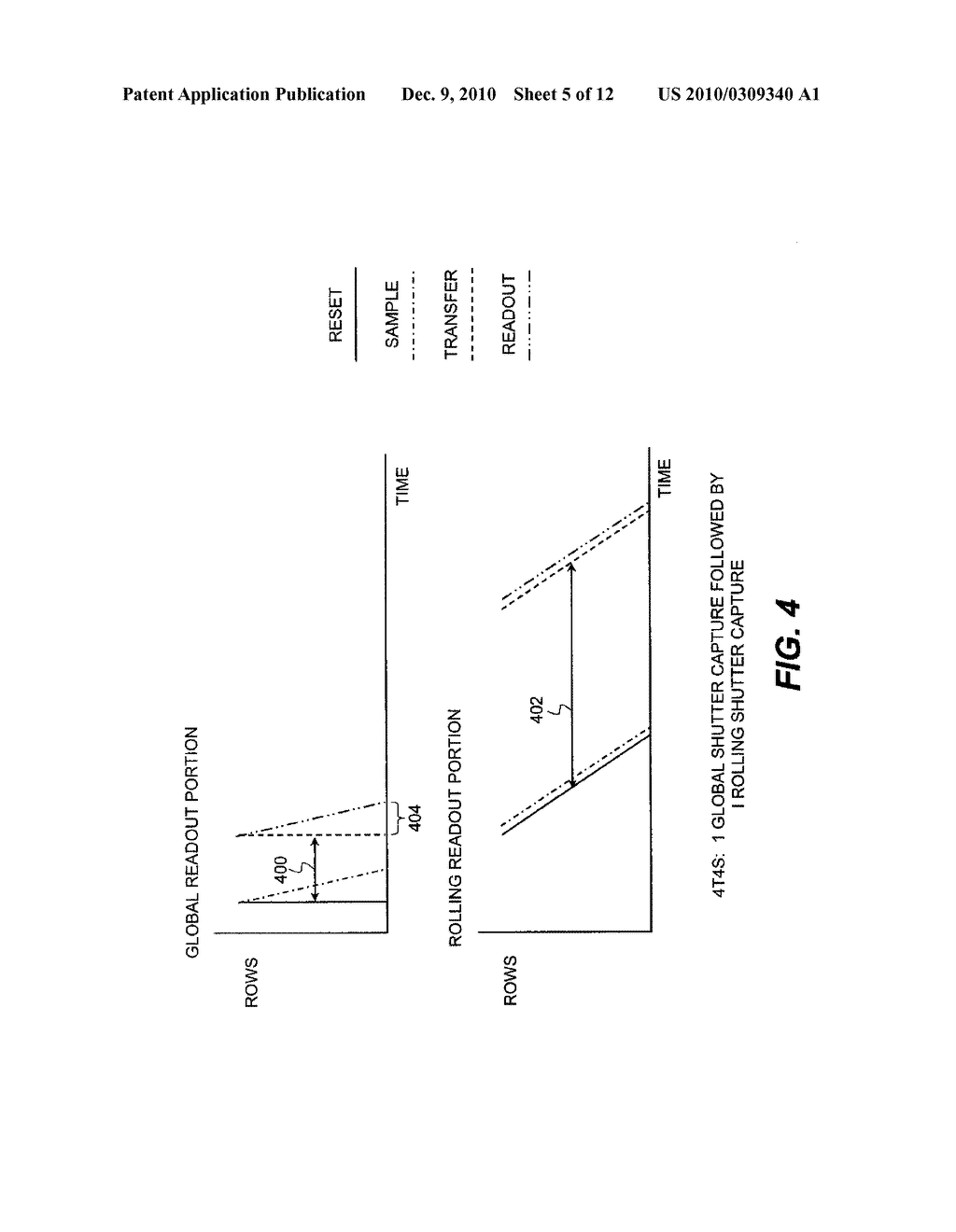 IMAGE SENSOR HAVING GLOBAL AND ROLLING SHUTTER PROCESSES FOR RESPECTIVE SETS OF PIXELS OF A PIXEL ARRAY - diagram, schematic, and image 06