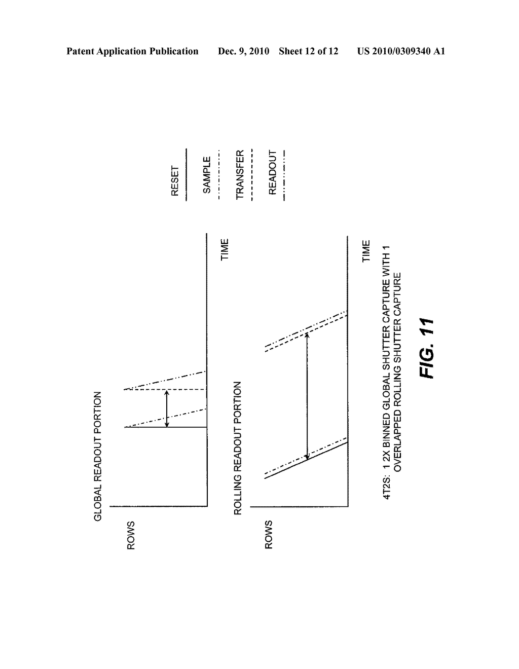 IMAGE SENSOR HAVING GLOBAL AND ROLLING SHUTTER PROCESSES FOR RESPECTIVE SETS OF PIXELS OF A PIXEL ARRAY - diagram, schematic, and image 13