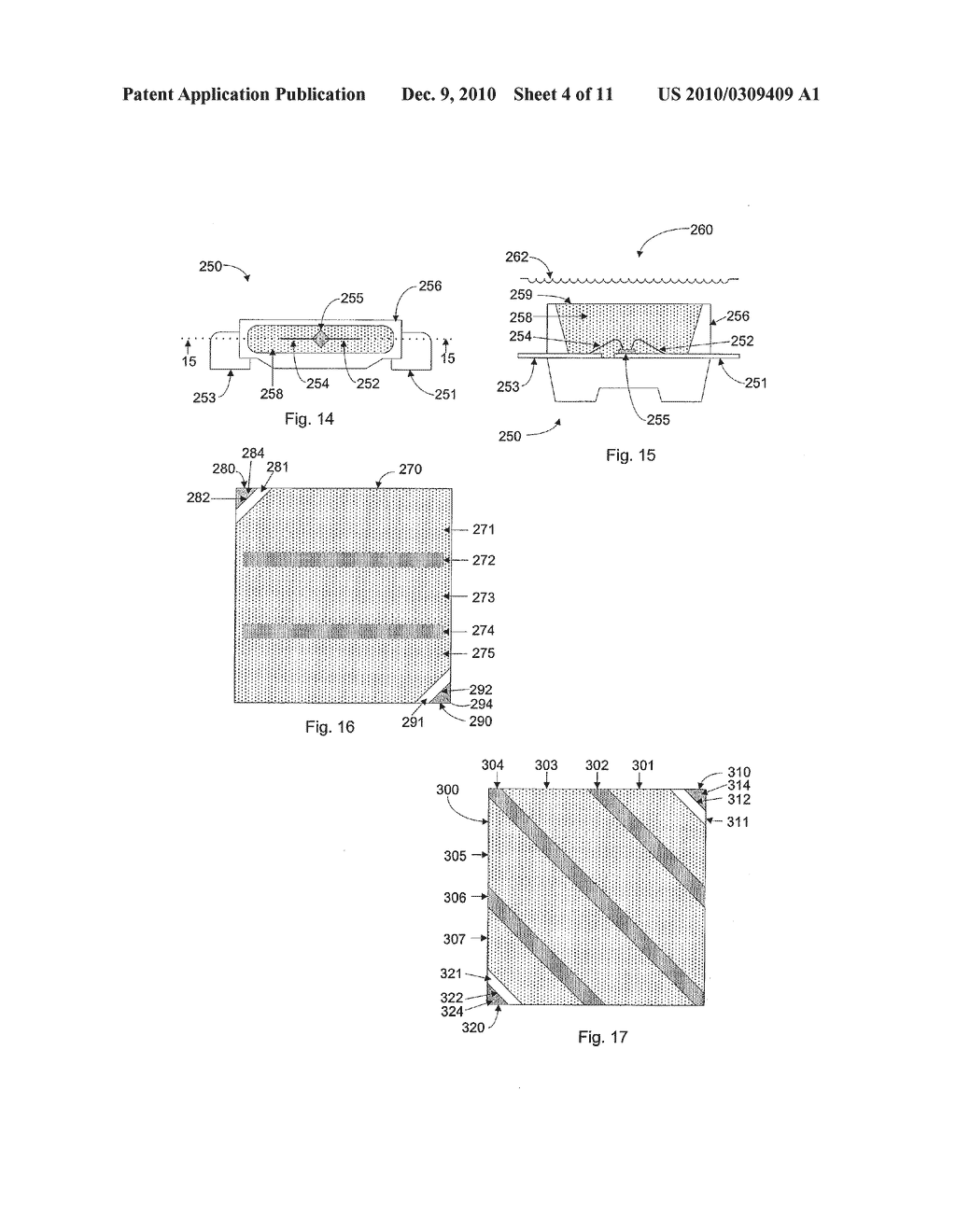 LIGHT EMITTING ASSEMBLIES HAVING DEFINED REGIONS OF DIFFERENT BRIGHTNESS - diagram, schematic, and image 05