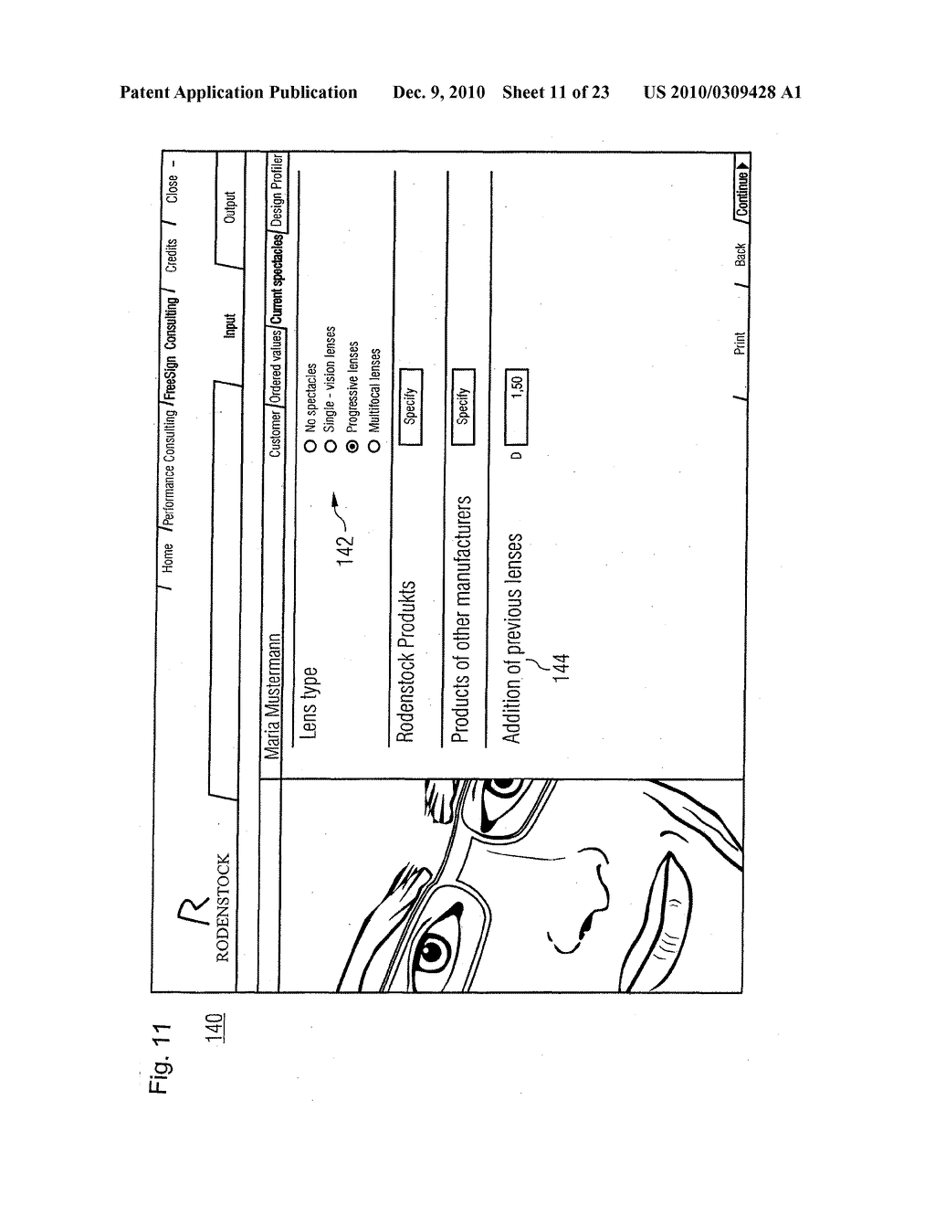 Flexible Progressive Lens Optimizer - diagram, schematic, and image 12