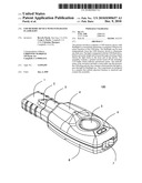 USB memory device with integrated flashlight diagram and image