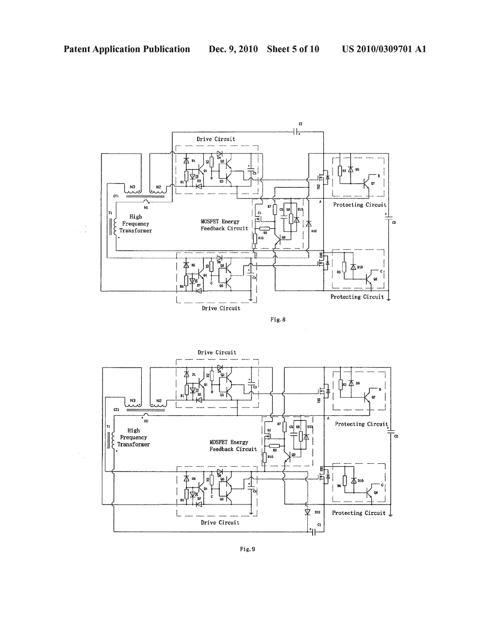 SYNCHRONOUS RECTIFYING DRIVE CIRCUIT WITH ENERGY FEEDBACK FOR VOLTAGE DOUBLER RECTIFER - diagram, schematic, and image 06