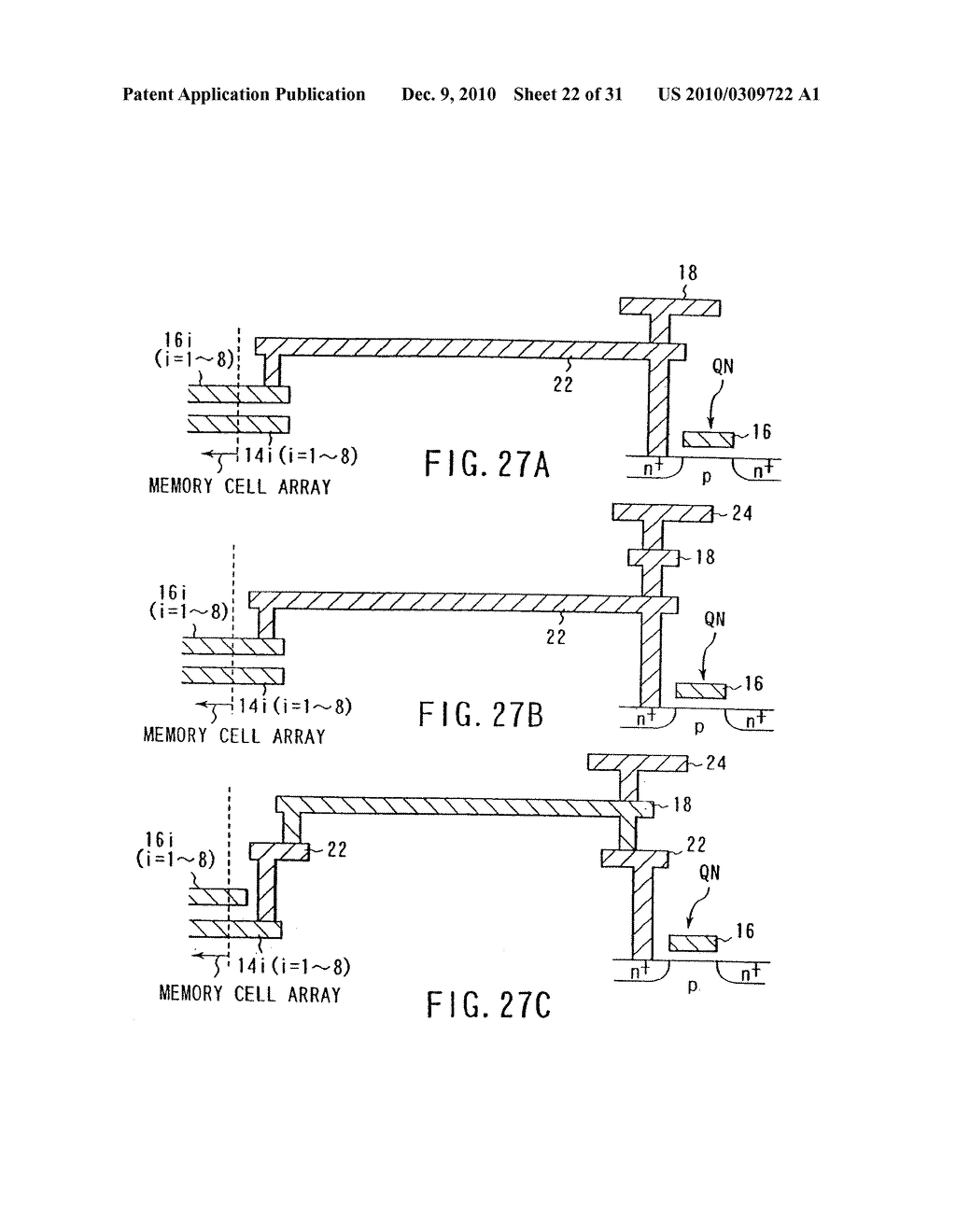 SEMICONDUCTOR MEMORY DEVICE CAPABLE OF REALIZING A CHIP WITH HIGH OPERATION RELIABILITY AND HIGH YIELD - diagram, schematic, and image 23