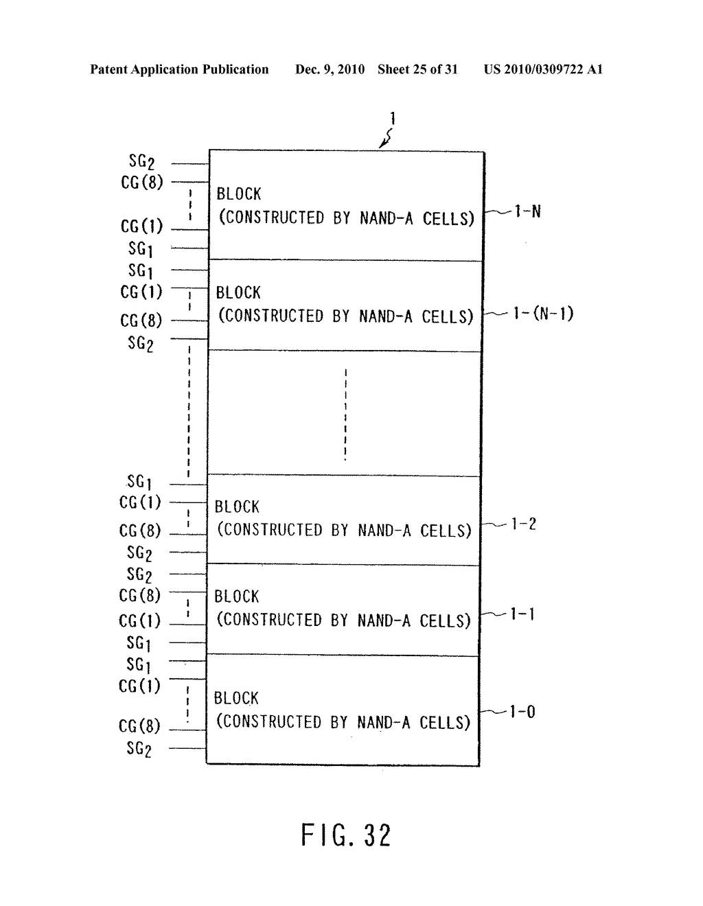 SEMICONDUCTOR MEMORY DEVICE CAPABLE OF REALIZING A CHIP WITH HIGH OPERATION RELIABILITY AND HIGH YIELD - diagram, schematic, and image 26