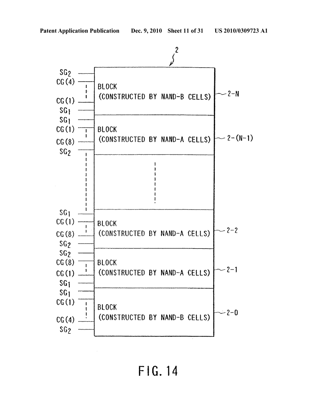 SEMICONDUCTOR MEMORY DEVICE CAPABLE OF REALIZING A CHIP WITH HIGH OPERATION RELIABILITY AND HIGH YIELD - diagram, schematic, and image 12