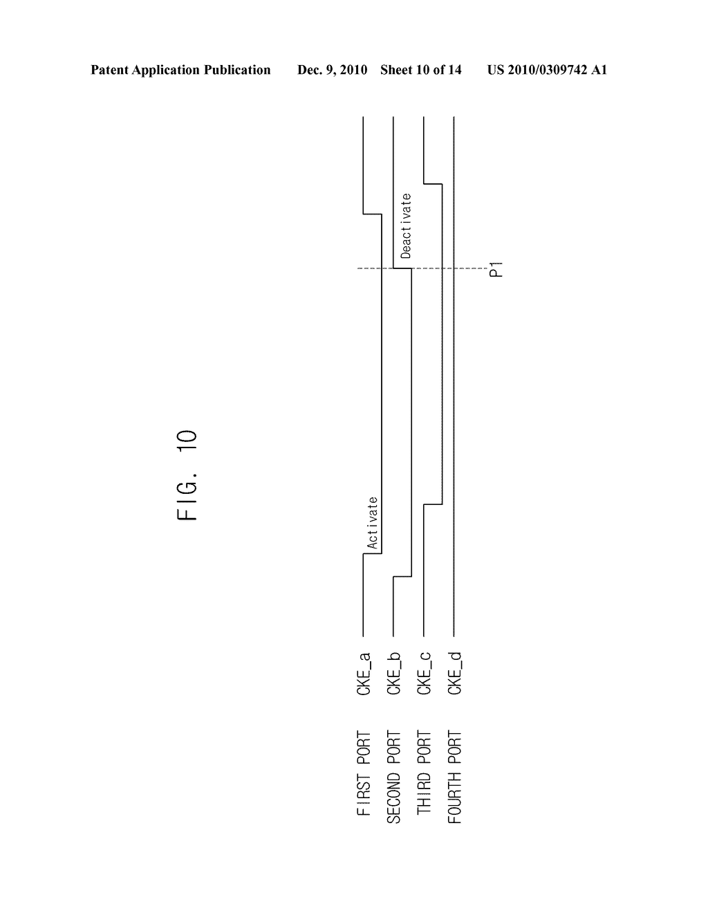 METHOD CONTROLLING DEEP POWER DOWN MODE IN MULTI-PORT SEMICONDUCTOR MEMORY - diagram, schematic, and image 11