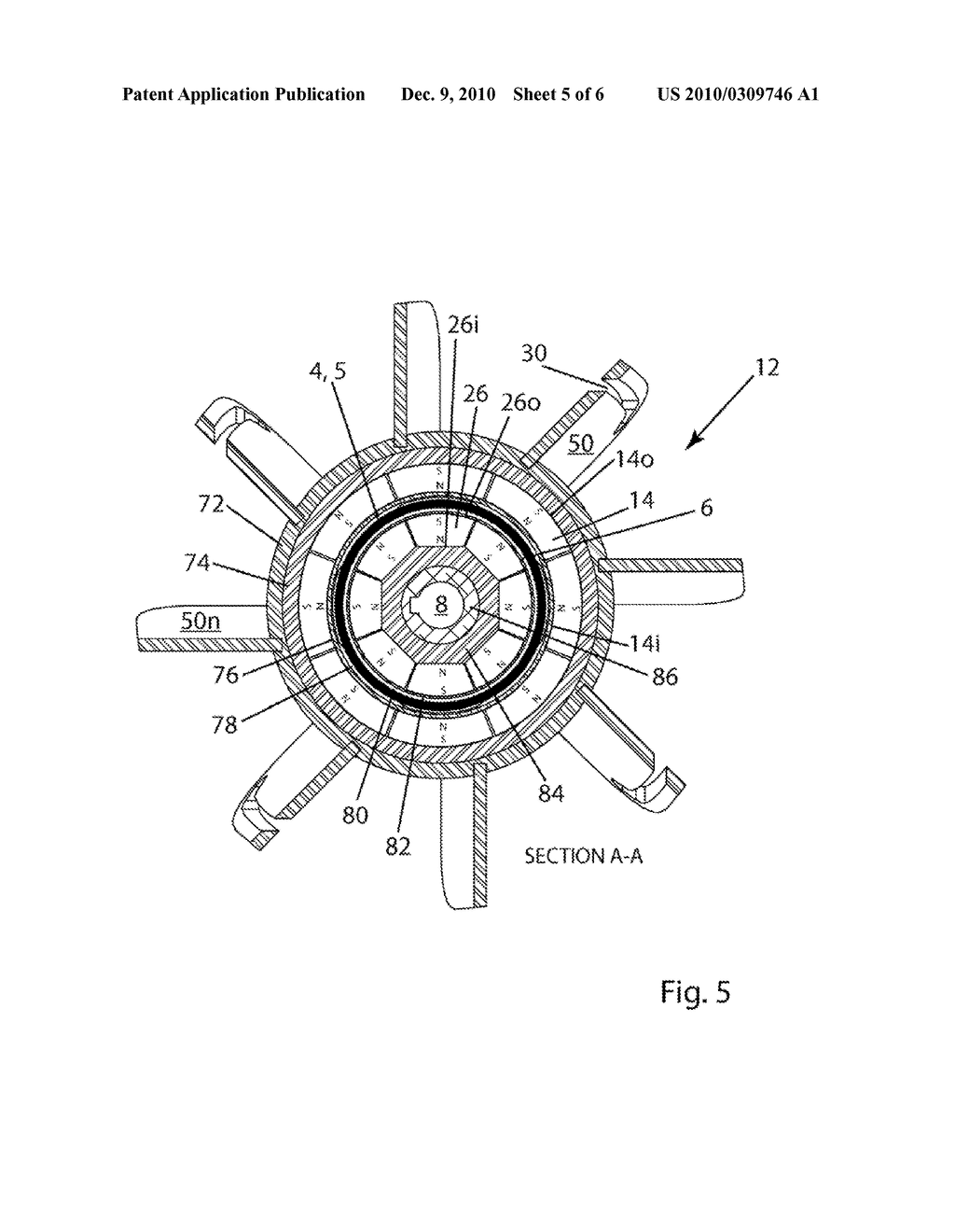 Ultraclean Magnetic Mixer with Shear-Facilitating Blade Openings - diagram, schematic, and image 06