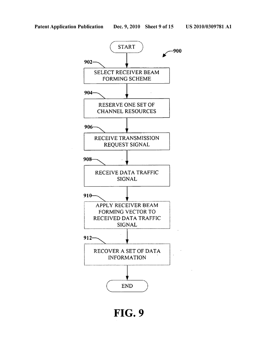 SWITCHING BETWEEN MIMO AND RECEIVER BEAM FORMING IN A PEER-TO-PEER NETWORK - diagram, schematic, and image 10