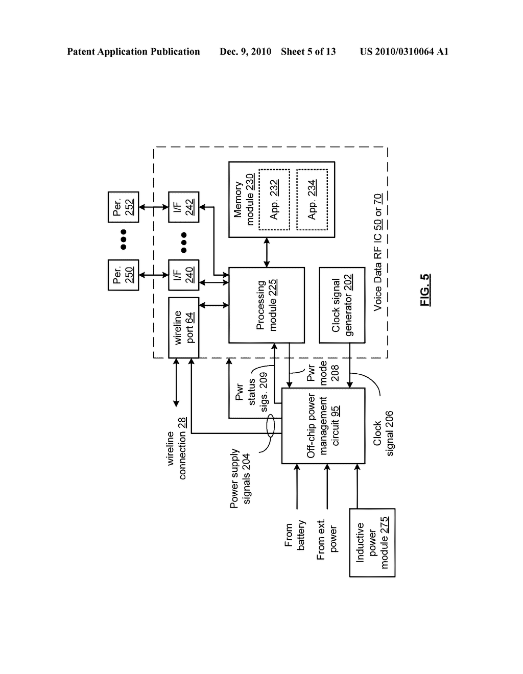 POWER MODE CONTROL FOR A COMMUNICATION DEVICE AND METHOD FOR USE THERWITH - diagram, schematic, and image 06