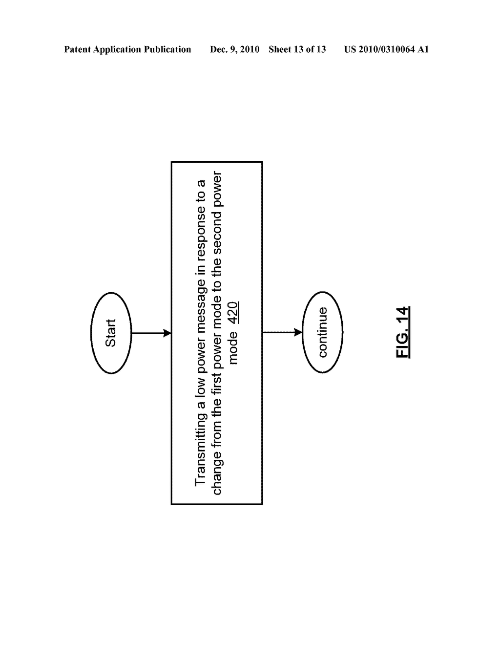 POWER MODE CONTROL FOR A COMMUNICATION DEVICE AND METHOD FOR USE THERWITH - diagram, schematic, and image 14