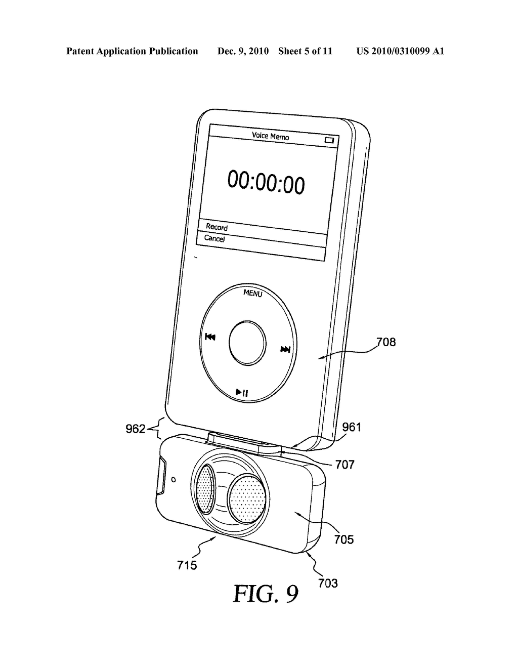 Electronic Accessory For An MP3 Player, And Method Of Providing The Same - diagram, schematic, and image 06