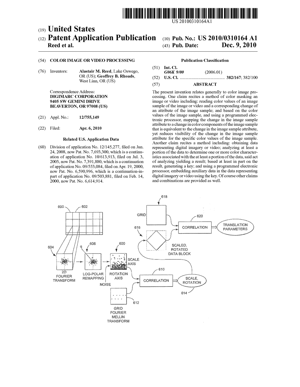 COLOR IMAGE OR VIDEO PROCESSING - diagram, schematic, and image 01