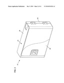 FIBER OPTIC ENCLOSURE WITH INTERNAL CABLE SPOOL diagram and image