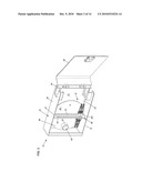 FIBER OPTIC ENCLOSURE WITH INTERNAL CABLE SPOOL diagram and image