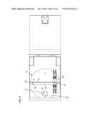 FIBER OPTIC ENCLOSURE WITH INTERNAL CABLE SPOOL diagram and image