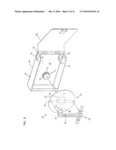 FIBER OPTIC ENCLOSURE WITH INTERNAL CABLE SPOOL diagram and image