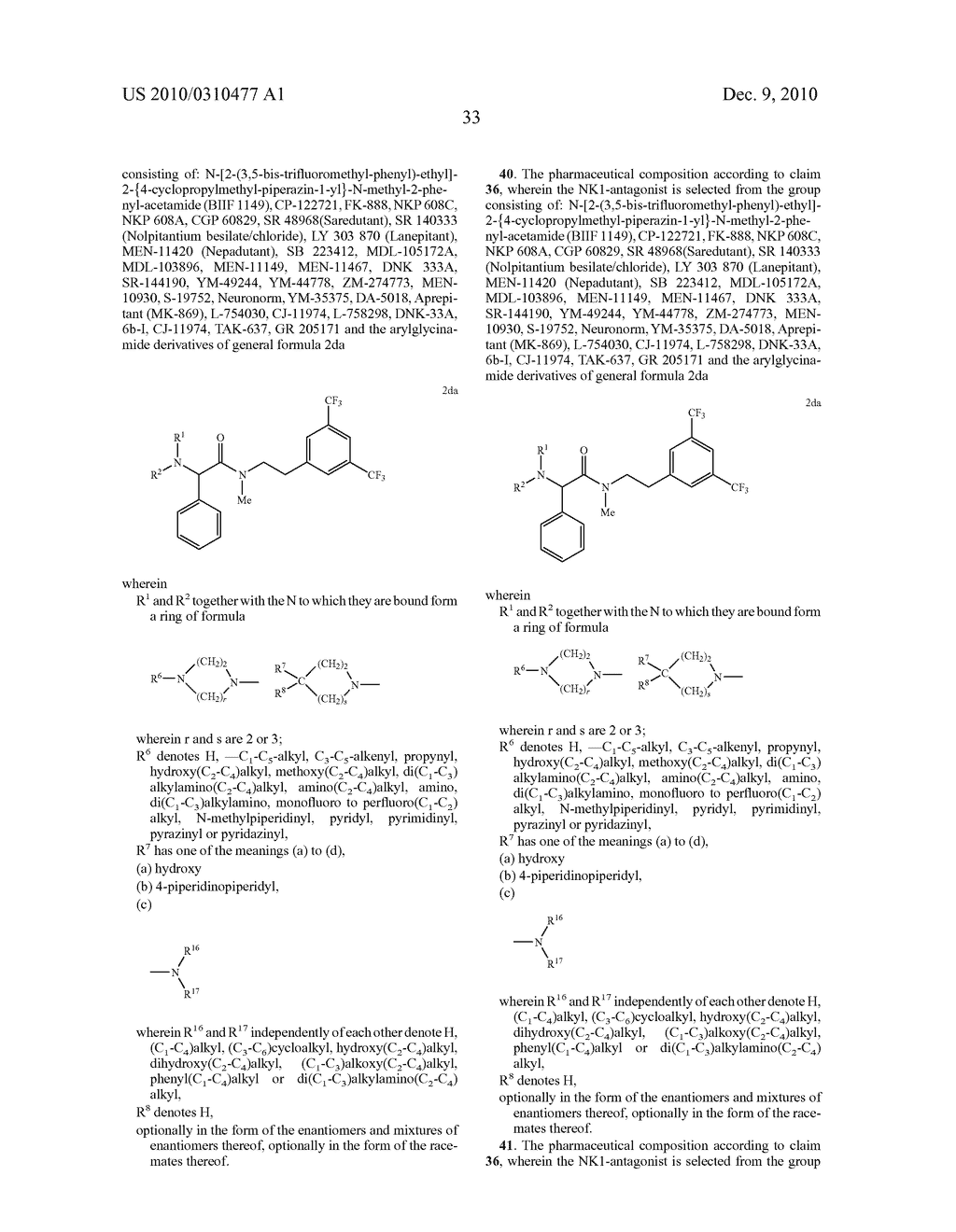 Pharmaceutical compositions based on anticholingerics and additional active ingredients - diagram, schematic, and image 38